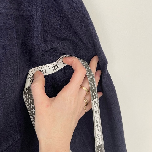 PRIORY The Overshirt in Natural Knit Indigo Size M/L - Picture 5 of 6